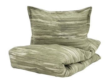 10: Turiform sengetøj - 140x200 cm - Yara grøn - 100% bomuldssatin sengesæt - Mønstret sengetøj